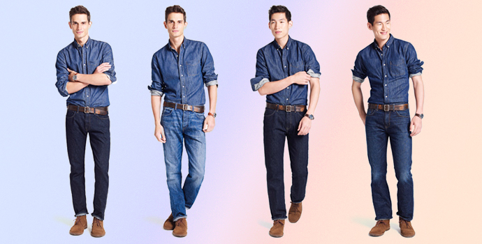 Jeans styles for men Line icons of jean pants  Stock Illustration  91933272  PIXTA