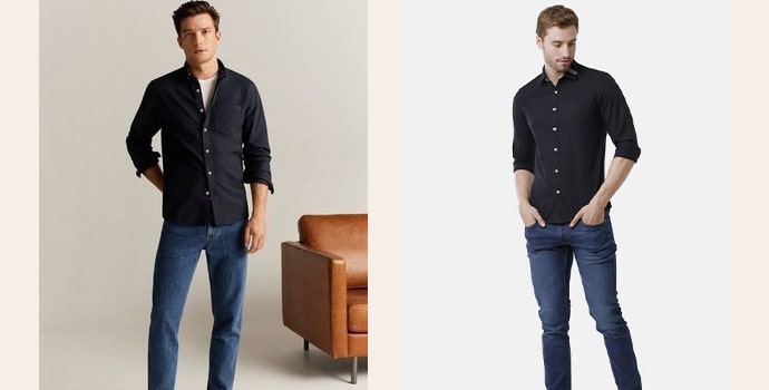 CODE Men Solid Casual Black Shirt - Buy CODE Men Solid Casual Black Shirt  Online at Best Prices in India | Flipkart.com