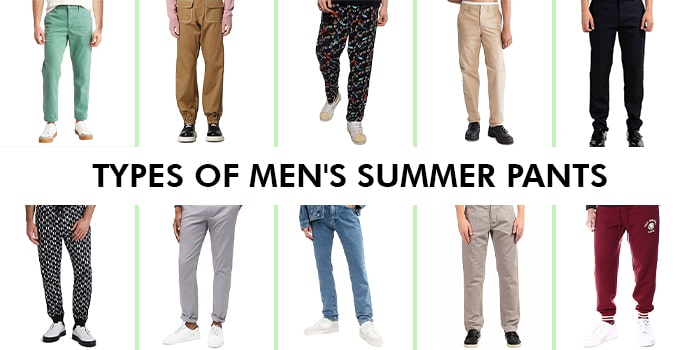 Types of pants for Men Introduction