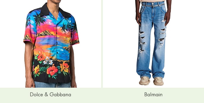 Hawaiian Shirt and Jeans For Him
