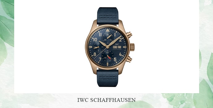 IWC Schaffhausen branded luxury watch
