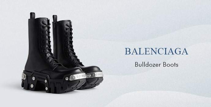 Balenciaga most expensive shoes Bulldozer Boots