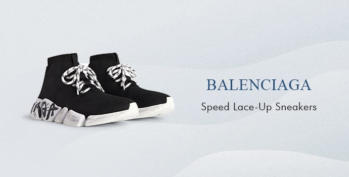 Balenciaga most expensive shoes Speed Lace Up Sneakers 