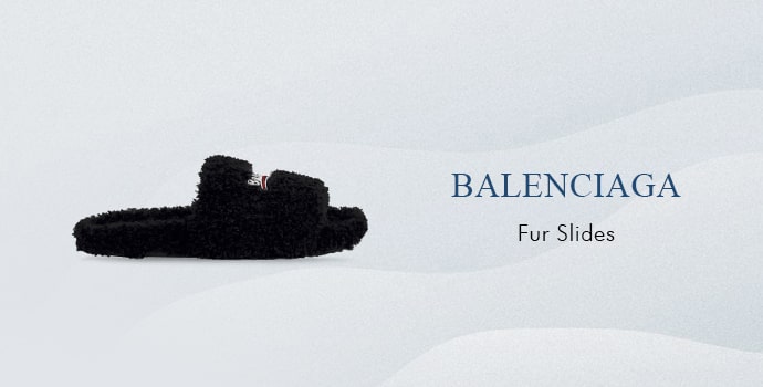 Balenciaga most expensive shoes Fur Slides 
