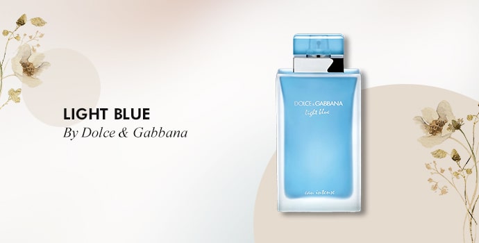Light Blue most expensive perfume 
By Dolce & Gabbana light blue