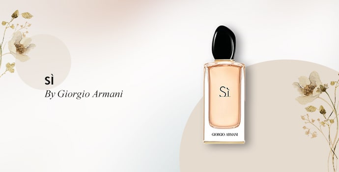 top luxury Sì perfume 
By Giorgio Armani