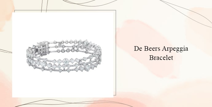 Most expensive bracelet in the world De Beers Arpeggia Bracelet