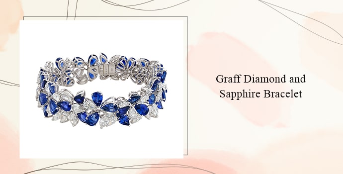 the Most expensive bracelet in world Graff Diamond and Sapphire Bracelet