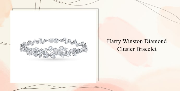 Harry Winston Diamond Cluster Bracelet