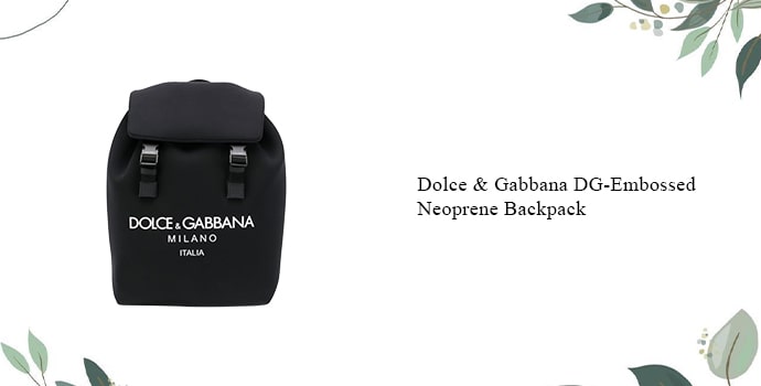 Dolce & Gabbana DG Embossed Neoprene Backpack
