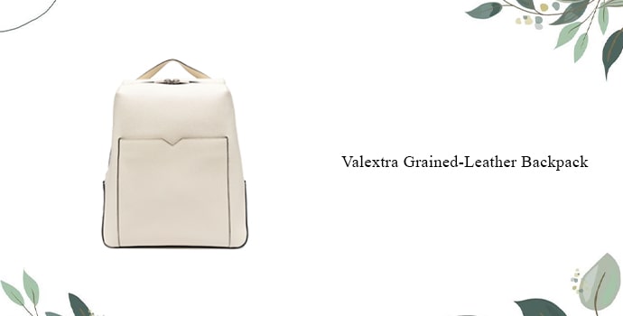 Most expensive backpack Valextra Grained Leather