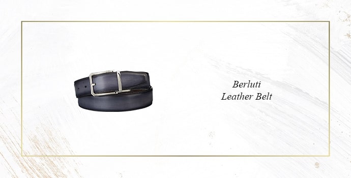 Berluti leather best luxury belt