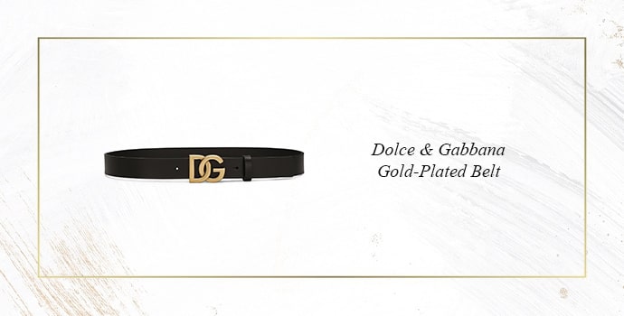 Most expensive belt Dolce & Gabbana Gold Plated