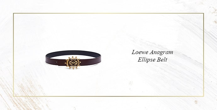 Loewe Anagram Ellipse BeltCowboy Belt copy 