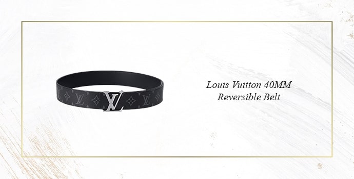 Louis Vuitton 40MM Reversible Belt
black color