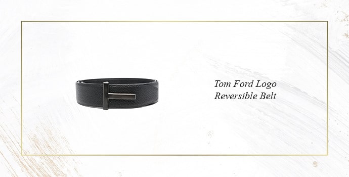 Tom ford logo reversible belt 