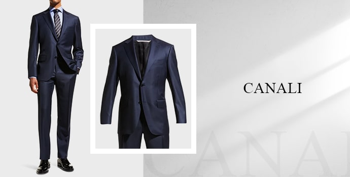 top luxury canali suits 
