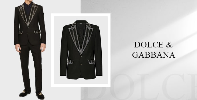 Most expensive brand of suits Dolce & Gabbana