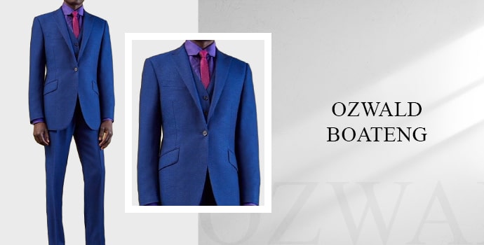 Most expensive brand of suits Ozwald Boateng