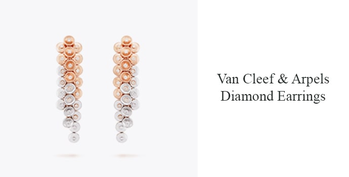 Most expensive earrings in the world Van Cleef & Arpels Diamond Earrings