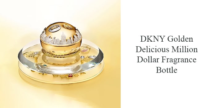 DKNY Golden Delicious Million Dollar Fragrance Bottle