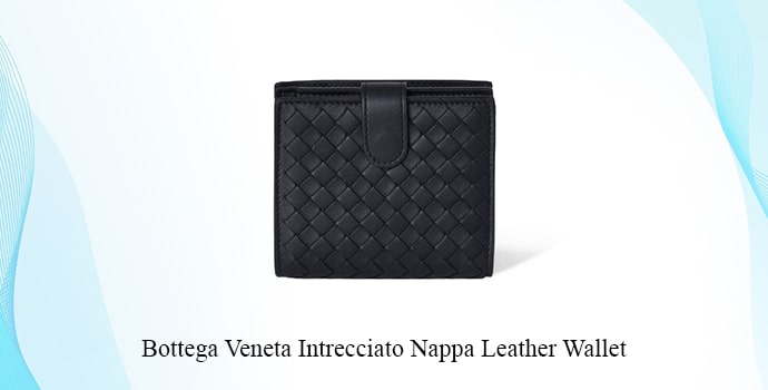 top luxury mens wallet brands Bottega Veneta Intrecciato Nappa Leather 