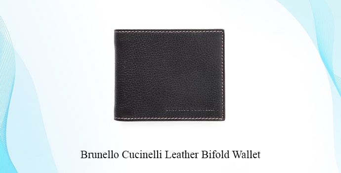 Brunello Cucinelli Leather Bifold Wallet