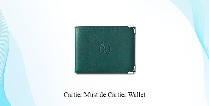 Cartier Must de Cartier Wallet in green color