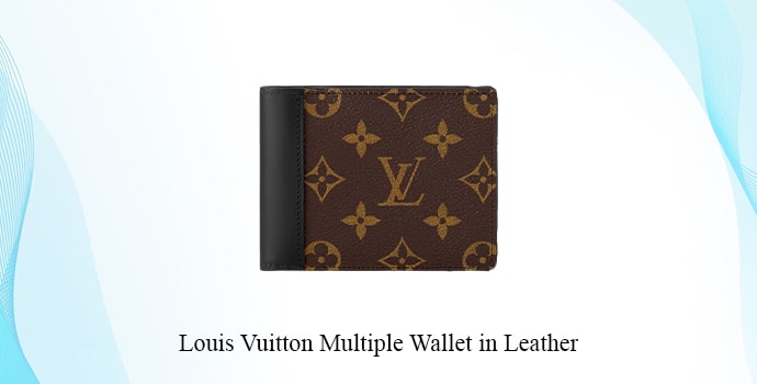 Top luxury men's wallet brands Louis Vuitton Multiple Wallet in Leather