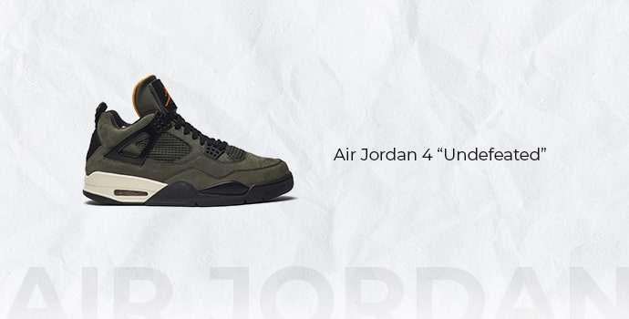 The 25 Most Expensive Sneakers in the World Air Jordan 4 “Undefeated”