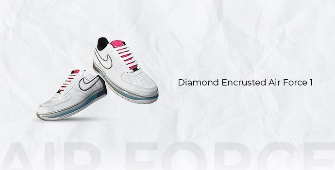 Diamond encrusted air force 1 online