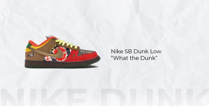 The 25 Most Expensive Sneakers in the World Nike SB Dunk Low “What the Dunk”