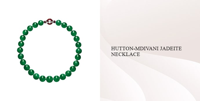 The Most Expensive Necklace in the World Hutton Mdivani Jadeite Necklace