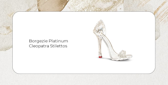 Borgezie Platinum Cleopatra Stilettos