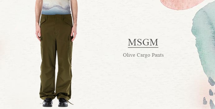 MSGM
Olive Cargo Pants