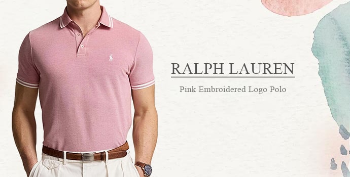 RALPHLAUREN
Pink Embroidered Logo Polo