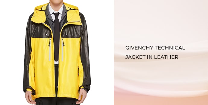 Most Expensive Jackets in the World Givenchy Technical jacket in leather