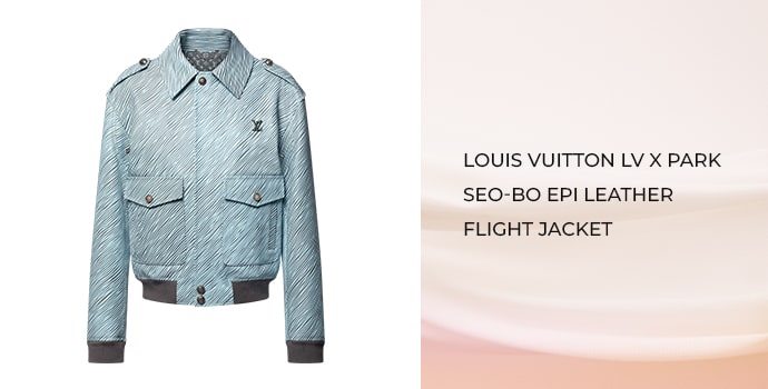 Most Expensive Jackets in the World Louis Vuitton LV x Park Seo Bo Epi Leather Flight Jacket