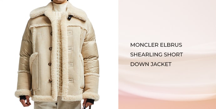 Most Expensive Jackets in the World Moncler Elbrus Shearling Short Down Jacket