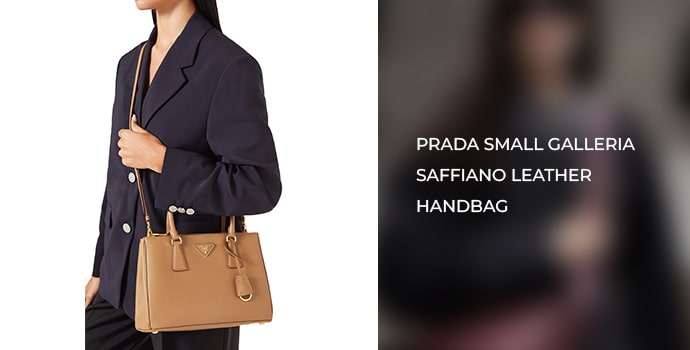 Prada small Galleria Saffiano leather handbag