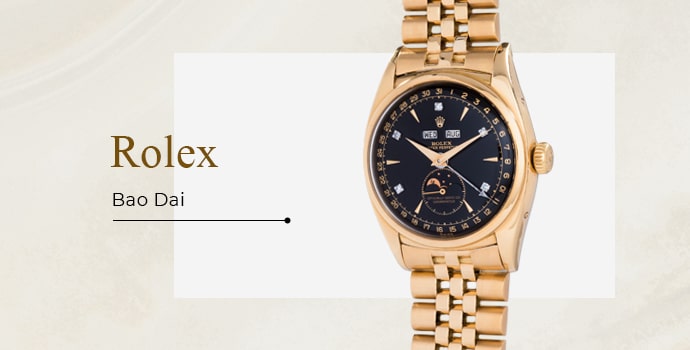 most popular mens luxury watches Rolex Bao Dai