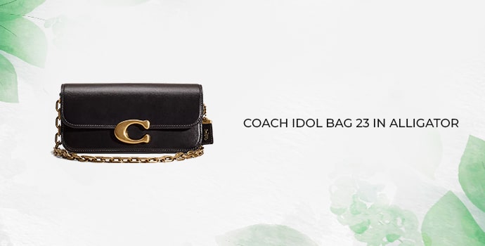 Coach Idol Bag 23 In Alligator