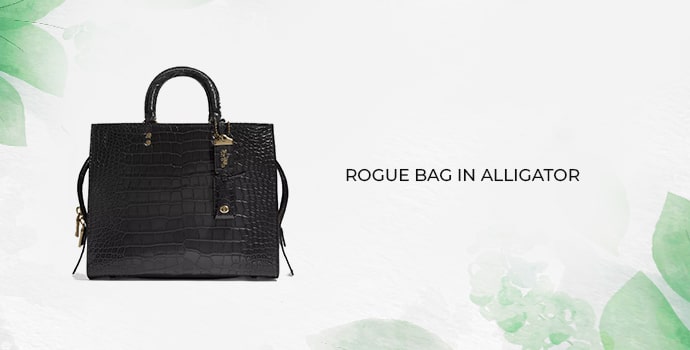 most expensive coach bags Rogue Bag In Alligator