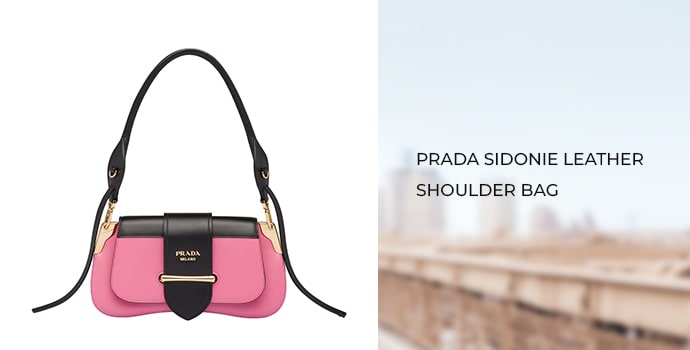 Prada Sidonie Leather Shoulder Bag