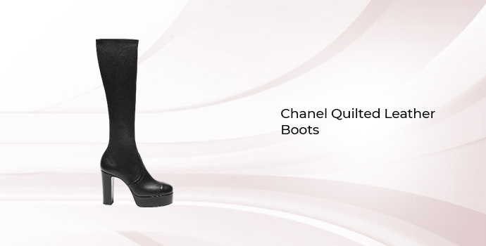 most expensive Boots in the world Chanel Quilted Leather Boots