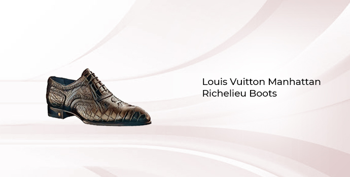 most expensive Boots in the world Louis Vuitton Manhattan Richelieu Boots