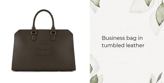 most expensive briefcase in the world Business bag in tumbled leather