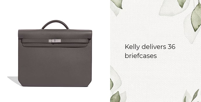 Hermès Kelly 36 briefcases