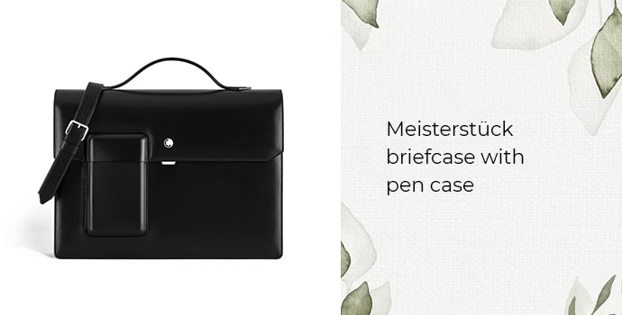 Meisterstück briefcase with pen case