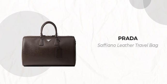 Saffiano Leather Travel Bag